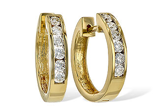 A046-66357: EARRINGS .50 TW