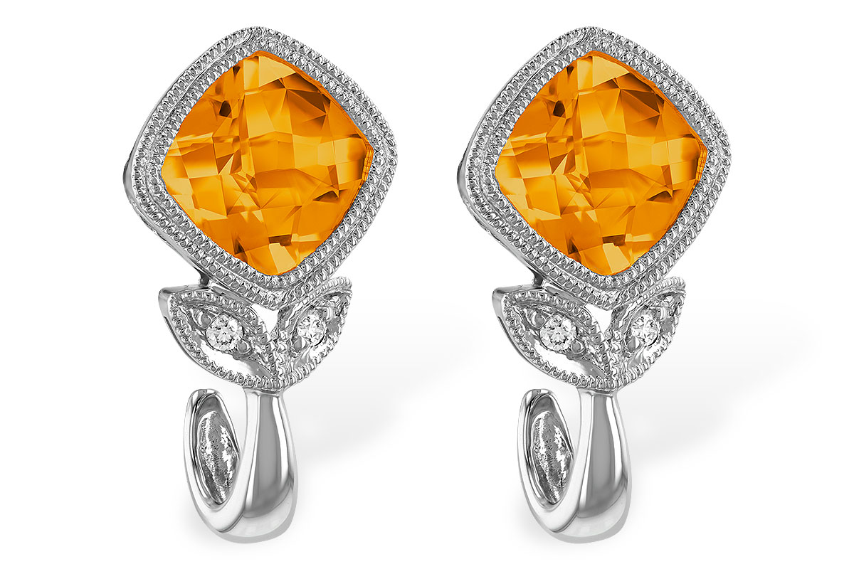 A229-44502: EARR 1.58 CITRINE 1.60 TGW