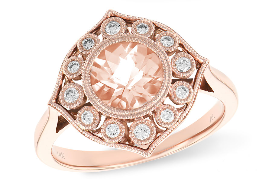 A233-95384: LDS RG .90 MORGANITE 1.05 TW