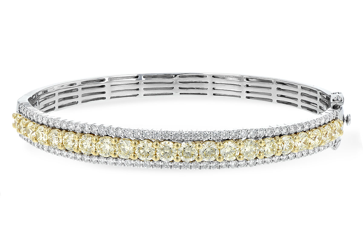 A234-85393: BANGLE 4.20 YELLOW DIAS 5.63 TW