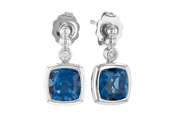 A318-46284: EARR 1.78 LONDON BLUE TOPAZ 1.82 TGW