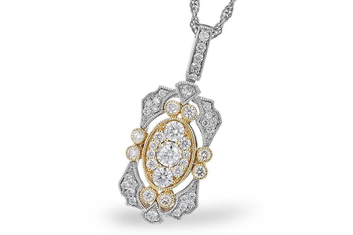 A318-51766: NECKLACE .50 TW