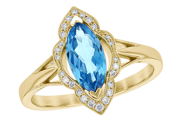 A318-52711: LDS RG 1.26 BLUE TOPAZ 1.37 TGW