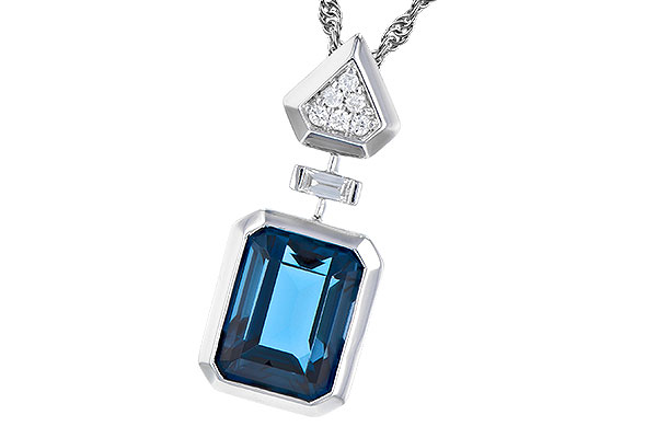 A318-54484: NECK 2.60 LONDON BLUE TOPAZ 2.68 TGW