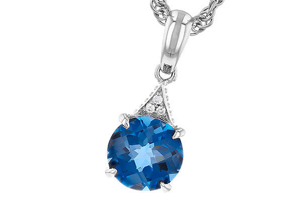 A319-41757: NECK 1.60 LONDON BLUE TOPAZ 1.61 TGW (7MM RD)