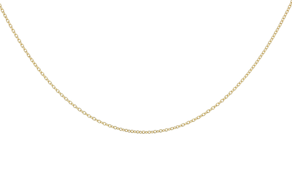 A319-43575: CABLE CHAIN (18IN, 1.3MM, 14KT, LOBSTER CLASP)