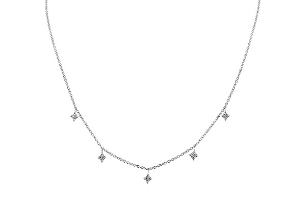 A319-44502: NECKLACE .19 TW (18")