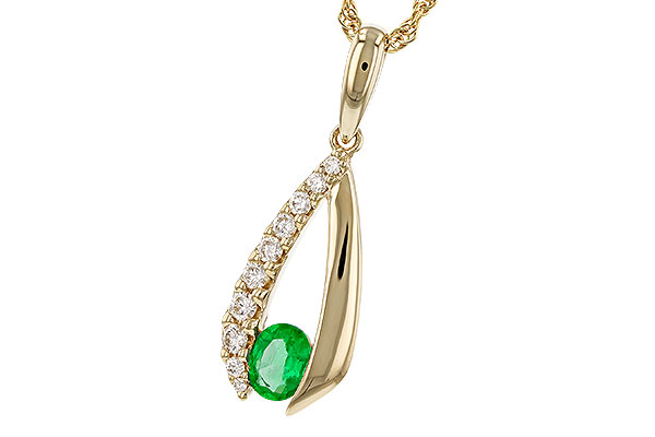 A320-33548: NECKLACE .28 EMERALD .45 TGW (5x4 EMER)