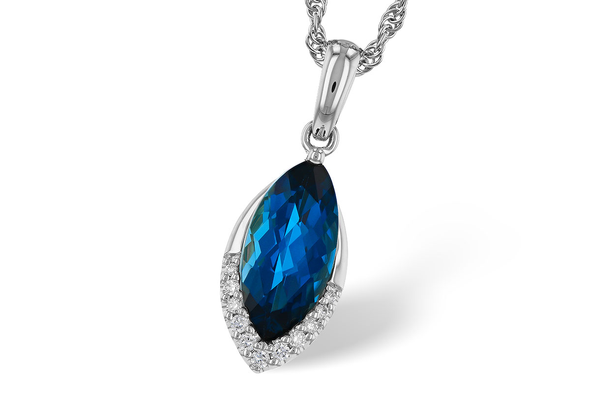 A320-35448: NECK 2.14 LONDON BLUE TOPAZ 2.20 TGW (12x6MM MQ)