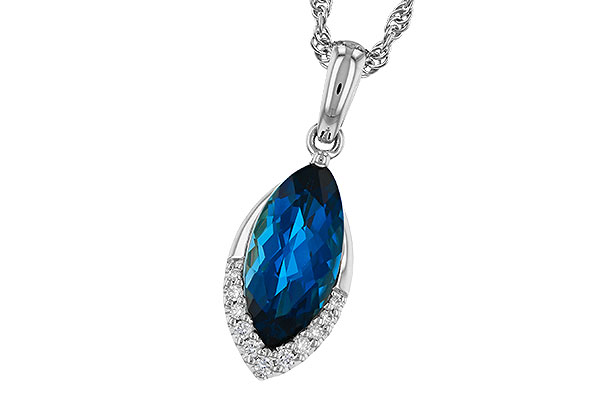 A320-35448: NECK 2.14 LONDON BLUE TOPAZ 2.20 TGW (12x6MM MQ)