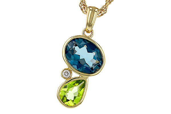 A320-36311: NECKLACE 2.43 SEMI-PREC (PER,LBT) 2.45 TGW