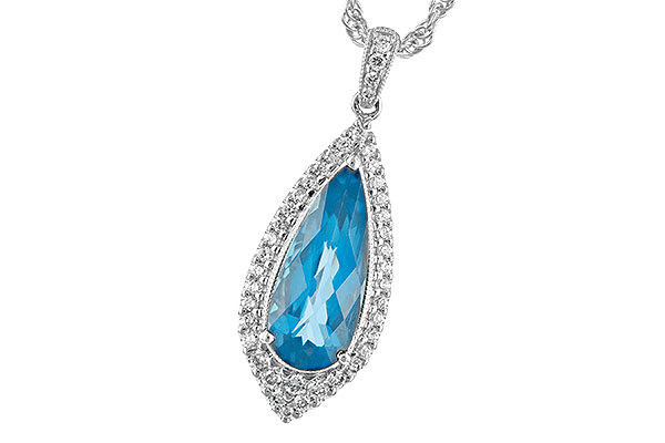 B234-85384: NECK 2.40 BLUE TOPAZ 2.65 TGW