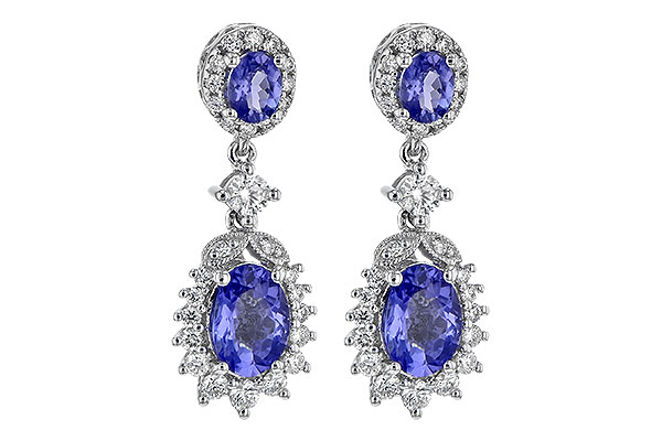 B235-79084: EARR 1.80 TW TANZANITE 2.33 TGW