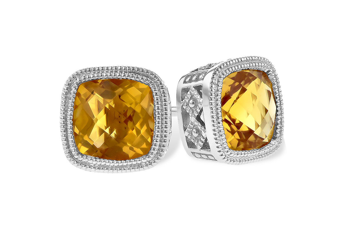 B318-46357: EARR 1.70 TW CITRINE