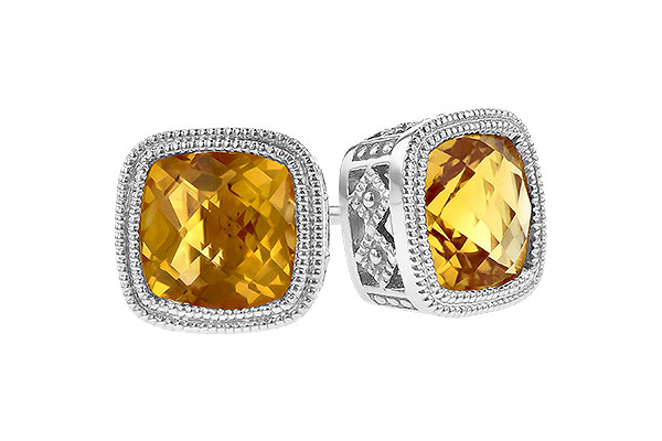 B318-46357: EARR 1.70 TW CITRINE