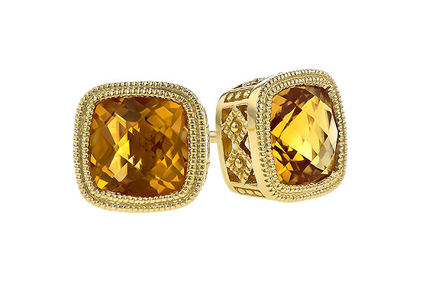 B318-46357: EARR 1.70 TW CITRINE