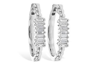B318-50884: EARR .20 TW BAGUETTES