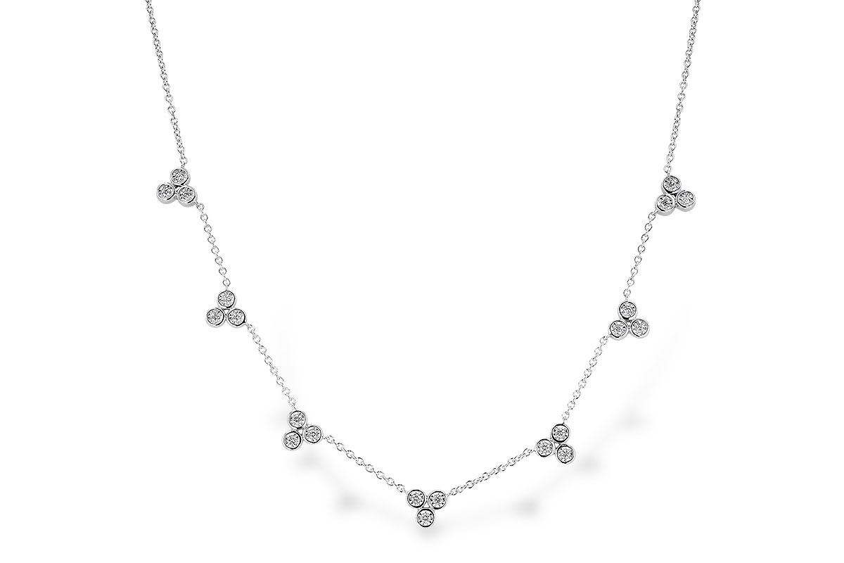 B319-38166: NECKLACE .36 TW (18")