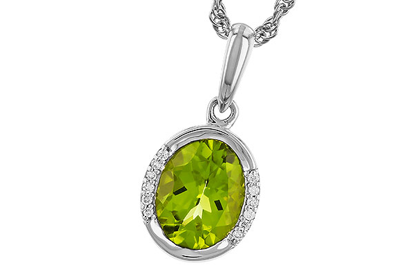 B319-40884: NECKLACE 1.72 TW PERIDOT 1.75 TGW (9x7 PER)