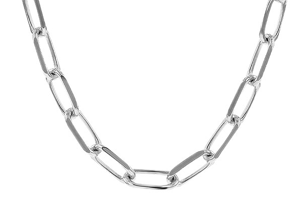 B319-42693: PAPERCLIP MD (18IN, 3.10MM, 14KT, LOBSTER CLASP)