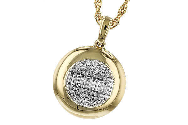 B319-45384: NECKLACE .10 BAG .17 TW