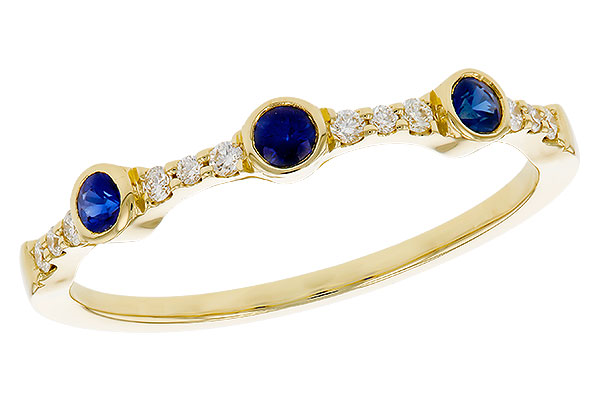 B320-30857: LDS WED RG .16 SAPPHIRE .25 TGW