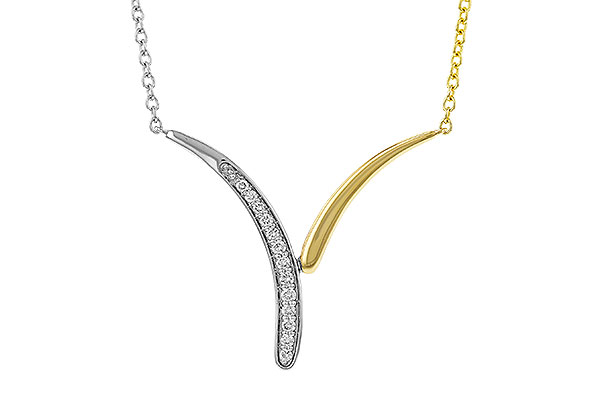 B320-32702: NECKLACE .12 TW (18")
