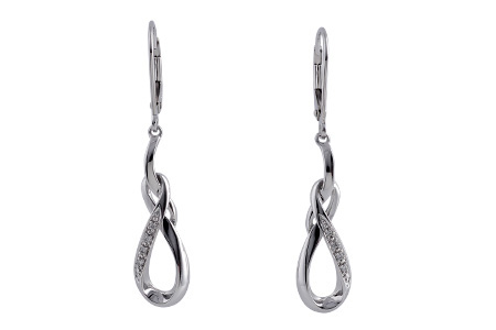 C230-30829: EARRINGS .03 TW