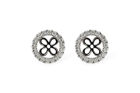 C233-04475: EARRING JACKETS .30 TW (FOR 1.50-2.00 CT TW STUDS)