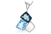 C233-98120: NECK 10.60 BLUE TOPAZ 10.73 TGW