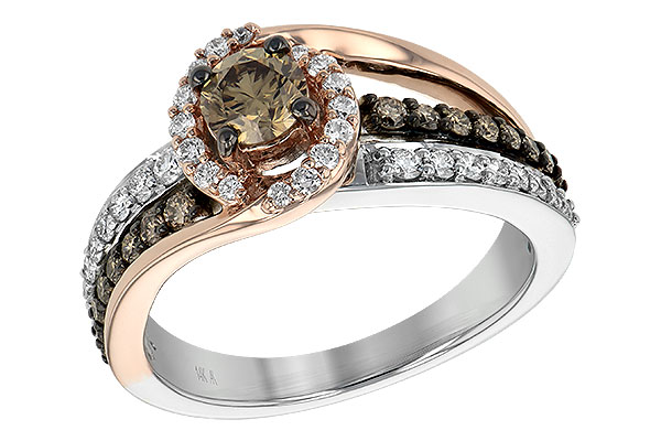 C234-89038: LDS DIA RG .40 BROWN CTR .97 TW