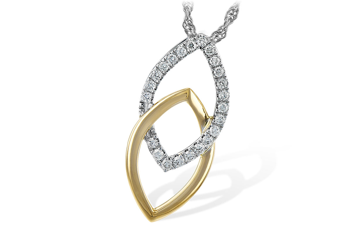 C234-89984: NECKLACE .20 TW