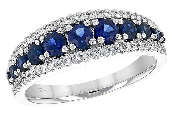 C234-90857: LDS WED RG .93 TW SAPP 1.16 TGW