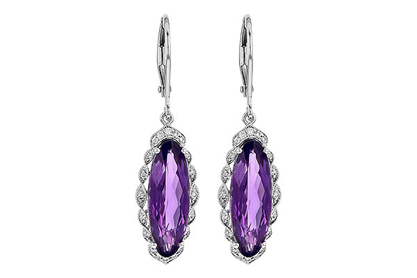 C235-80820: EARR 4.75 AMETHYST 4.90 TGW