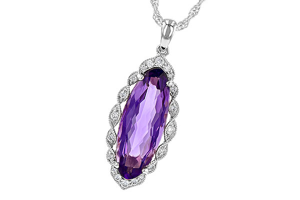 C235-80829: NECK 3.60 AMETHYST 3.74 TGW
