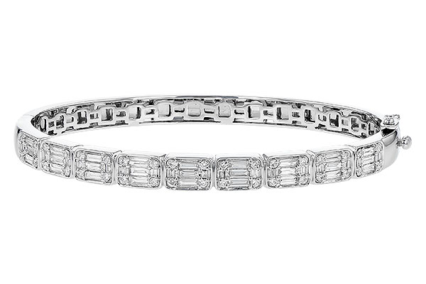 C318-49057: BANGLE 1.25 TW BAGUETTES