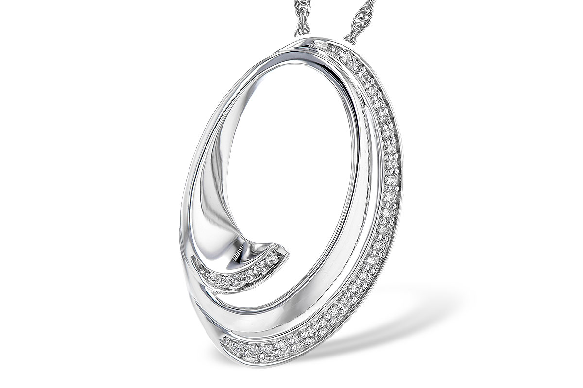 C318-53575: NECKLACE .14 TW