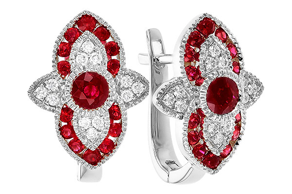 C319-37211: EARR .78 TW RUBY .90 TGW