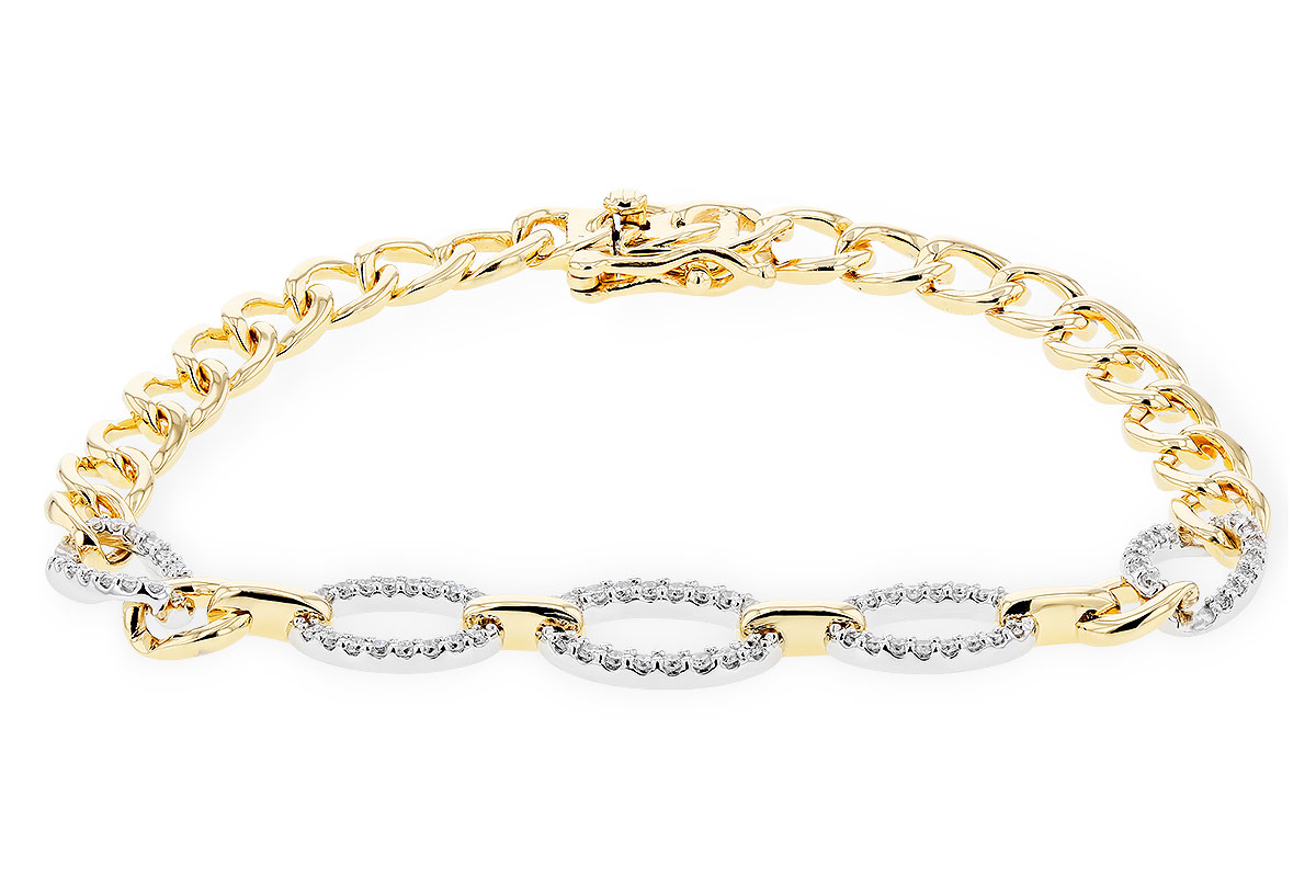 C319-39038: BRACELET .75 TW (INCLUDES BAR LINKS)