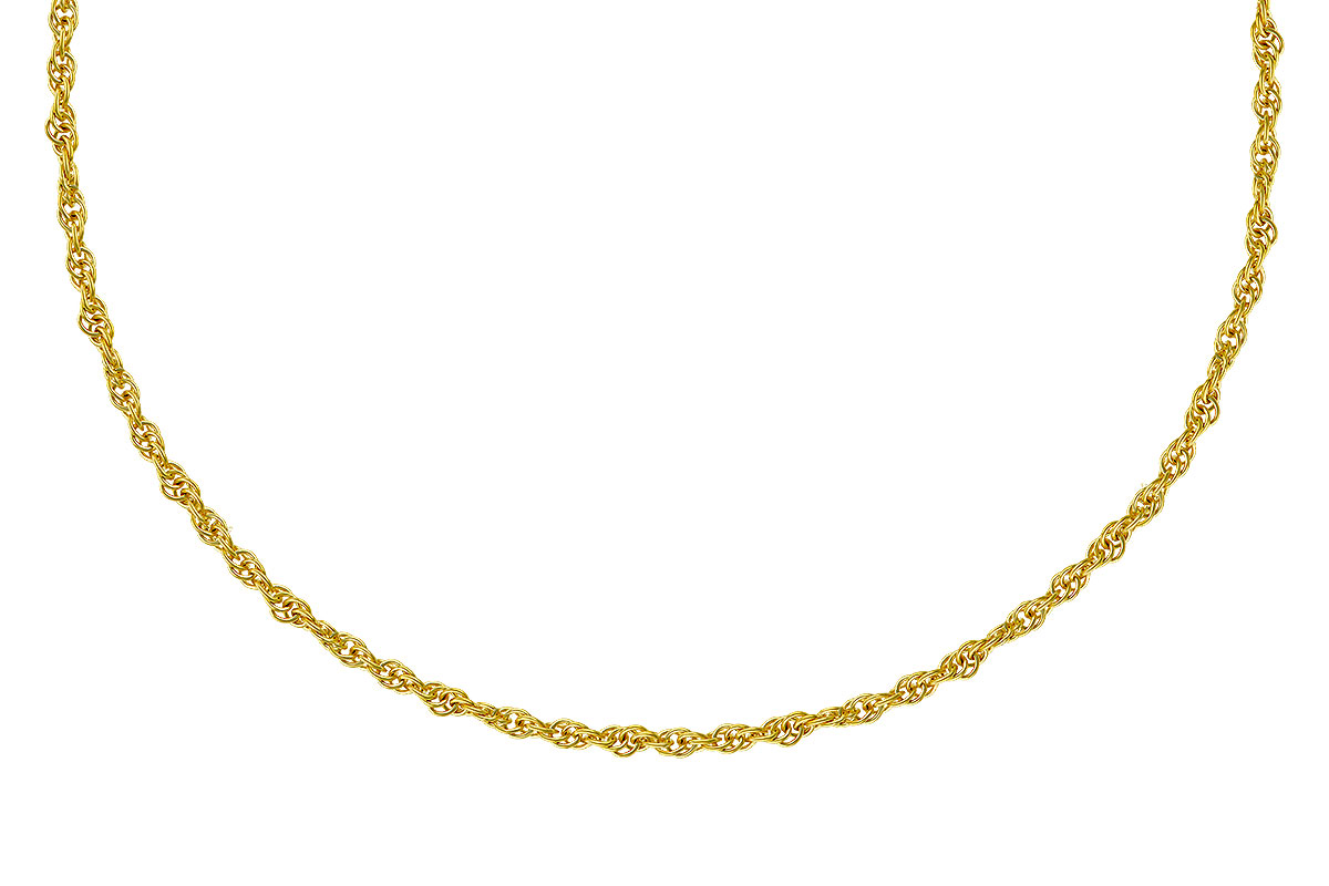 C319-42720: ROPE CHAIN (8IN, 1.5MM, 14KT, LOBSTER CLASP)