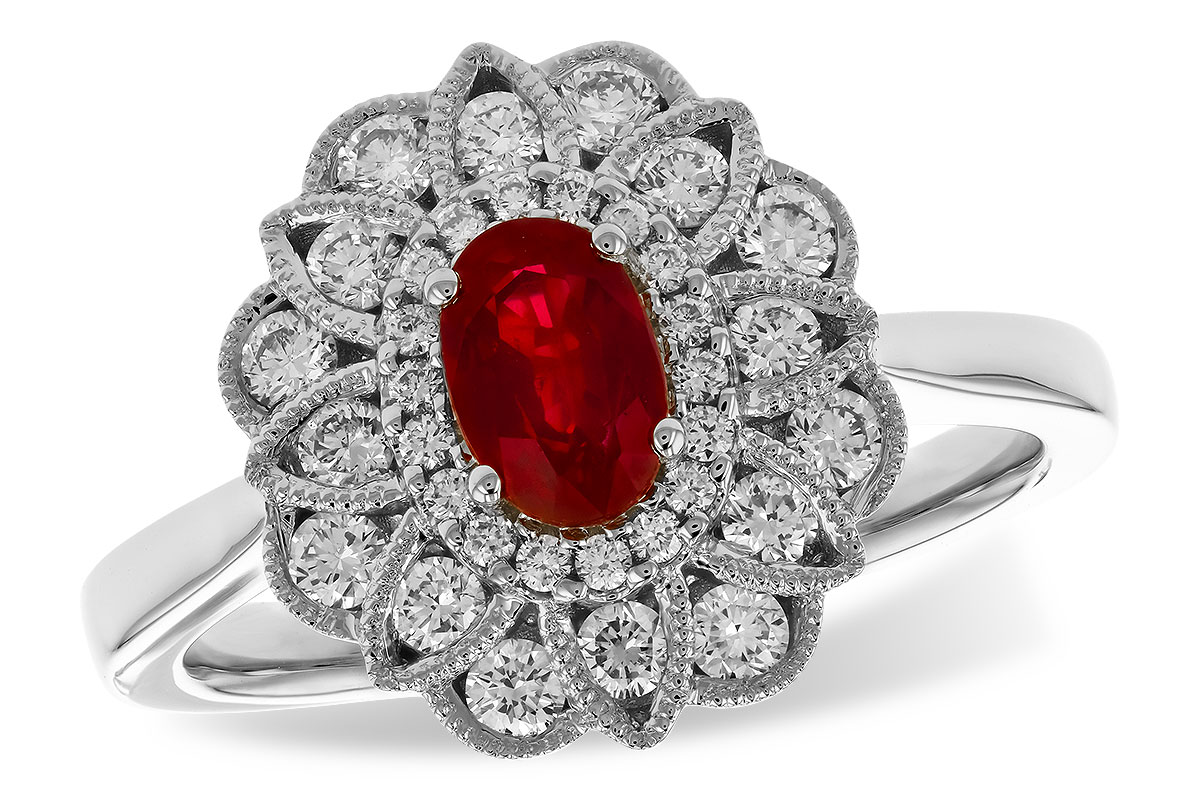 C319-44484: LDS RG .55 TW RUBY 1.07 TGW (6x4MM RUBY)