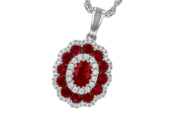 C319-45438: NECK 1.29 RUBY TW 1.52 TGW (6x4MM RUBY)