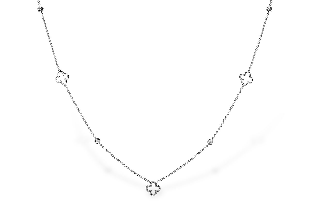 C320-29957: NECKLACE .20 TW (18")