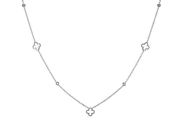 C320-29957: NECKLACE .20 TW (18")