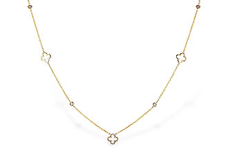 C320-29957: NECKLACE .20 TW (18")