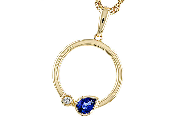 C320-29984: NECKLACE .26 SAPPHIRE .28 TGW