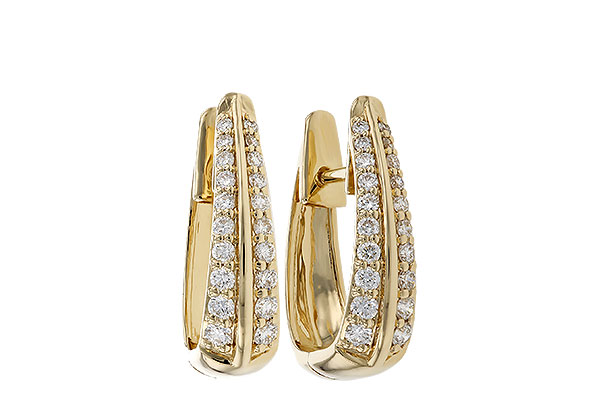 C320-30857: EARRINGS .50 TW