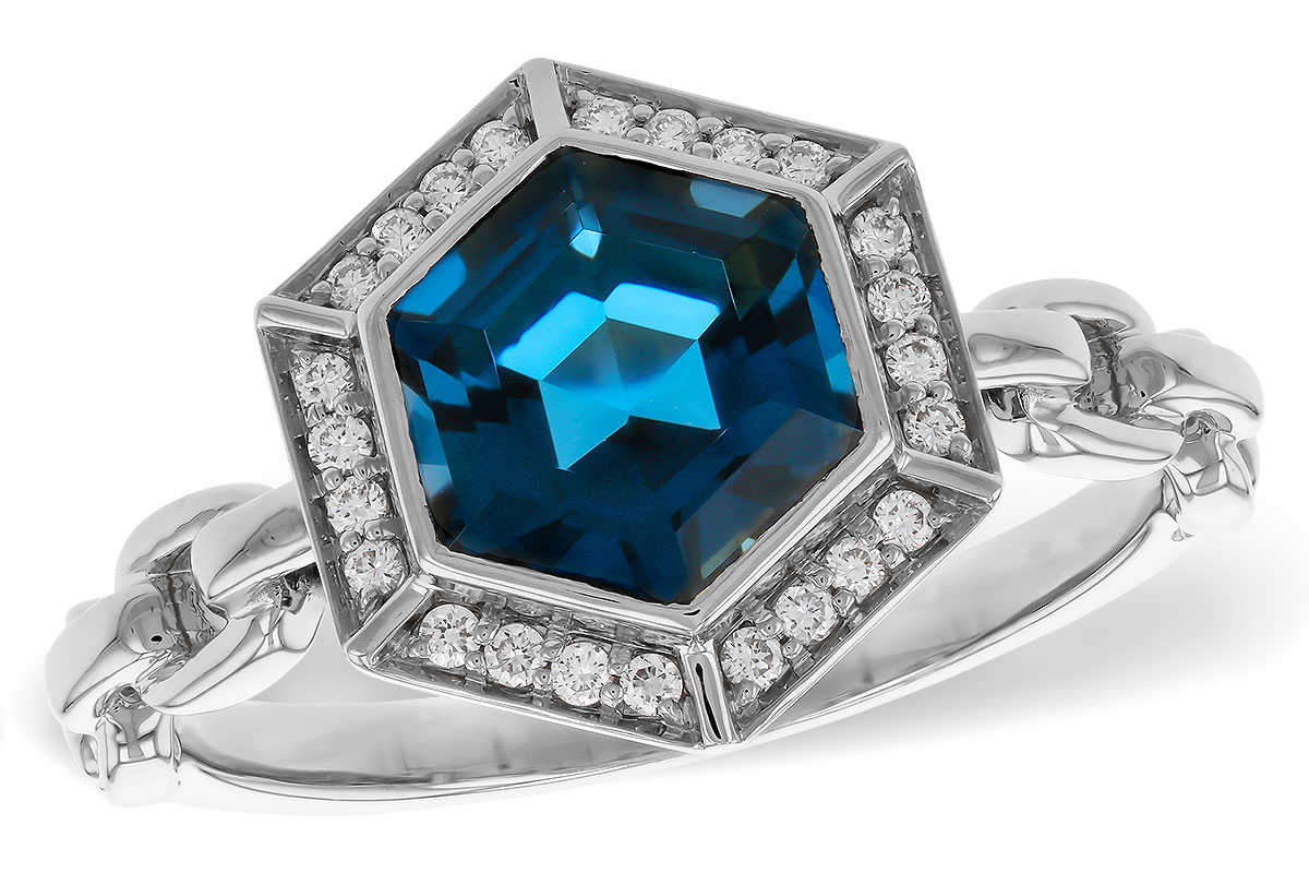 C320-33584: LDS RG 2.03 LONDON BLUE TOPAZ 2.14 TGW (7.5MM LBT)