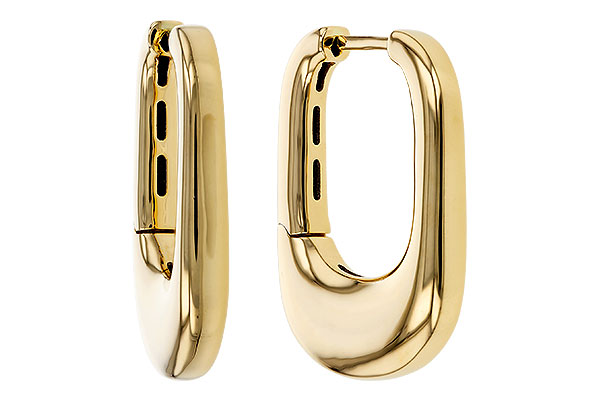 C320-35384: GOLD EARRINGS (24MM)