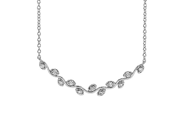 C320-35402: NECKLACE .25 TW (18")